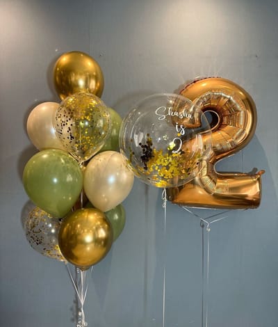 Number & Customize Helium Balloons Any Colour Can Choose it