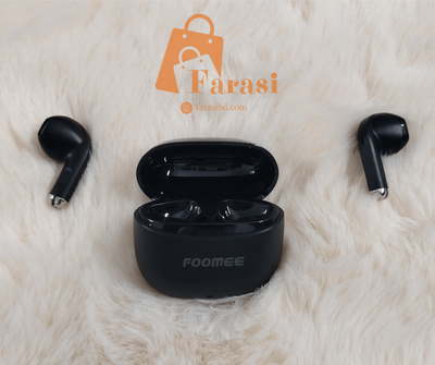 Foomee PA01 Mini Wireless Earbuds - Black - Image 3