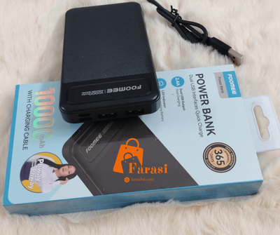 Foomee FP107 10000mAh Power Bank - Black - Image 4
