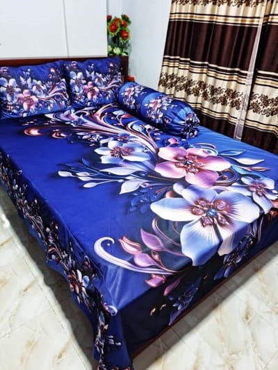 Primium 3D Bedsheet Four Piece Set - Image 2