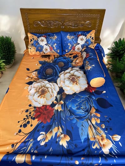 Primium 3D Bedsheet Four Piece Set - Image 3