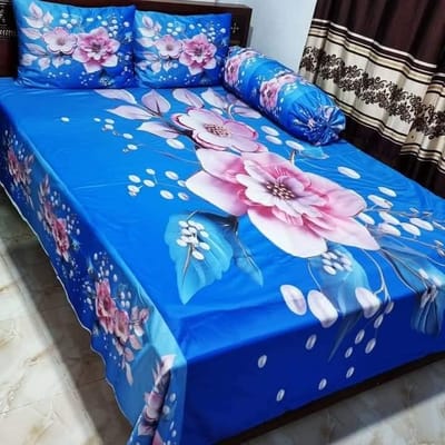 Primium 3D Bedsheet Four Piece Set - Image 4