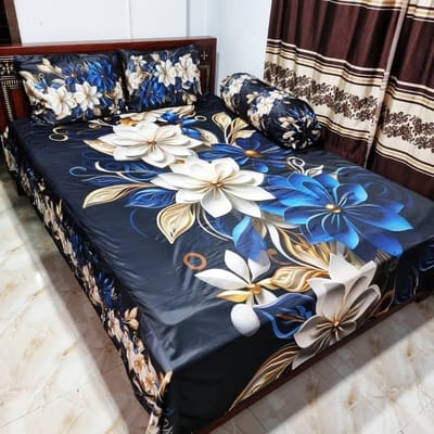 Primium 3D Bedsheet Four Piece Set - Image 5