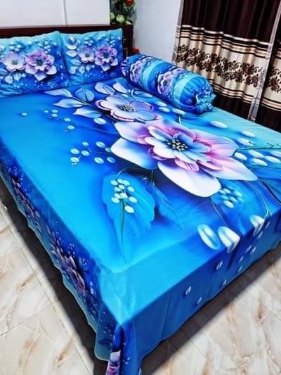 Primium 3D Bedsheet Four Piece Set - Image 13
