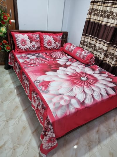 Primium 3D Bedsheet Four Piece Set - Image 15