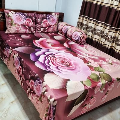 Primium 3D Bedsheet Four Piece Set - Image 17