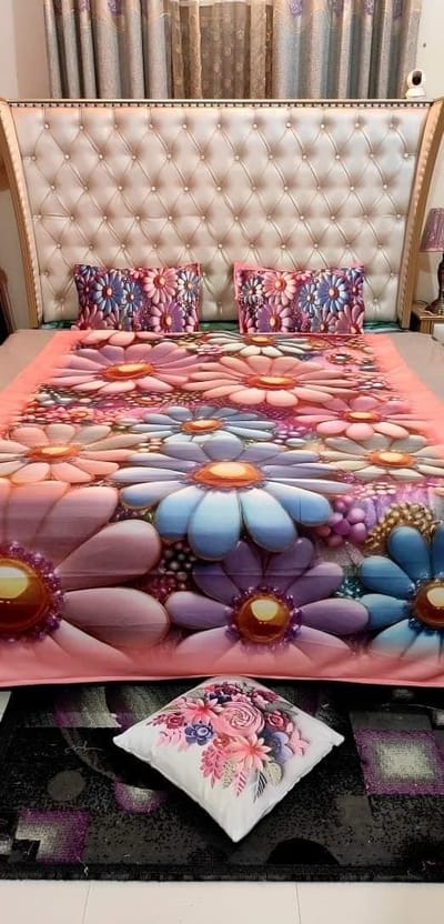 Primium 3D Bedsheet Four Piece Set - Image 18