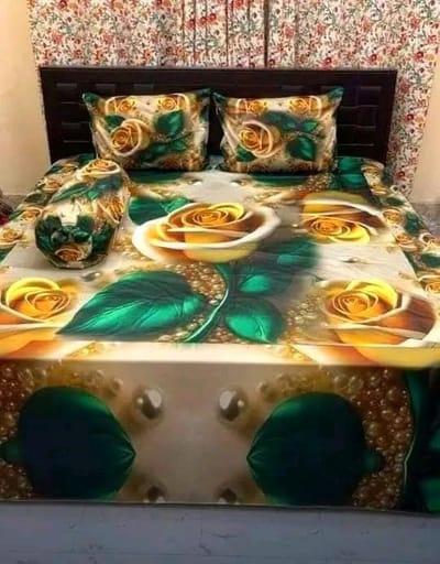 Primium 3D Bedsheet Four Piece Set - Image 22