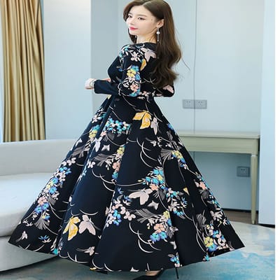 Stylish Elegant Long Gown Kurti - Image 5