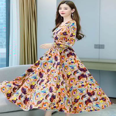 Stylish Elegant Long Gown Kurti - Image 6