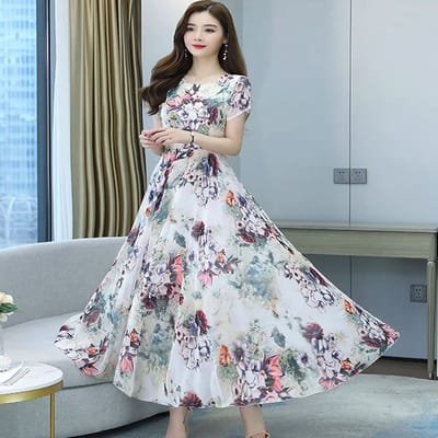 Stylish Elegant Long Gown Kurti - Image 14