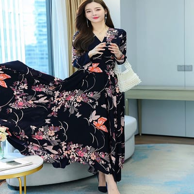 Stylish Elegant Long Gown Kurti - Image 15