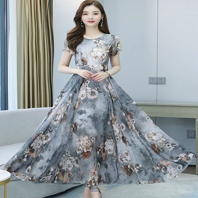 Stylish Elegant Long Gown Kurti - Image 16