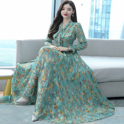 Stylish Elegant Long Gown Kurti - Image 17