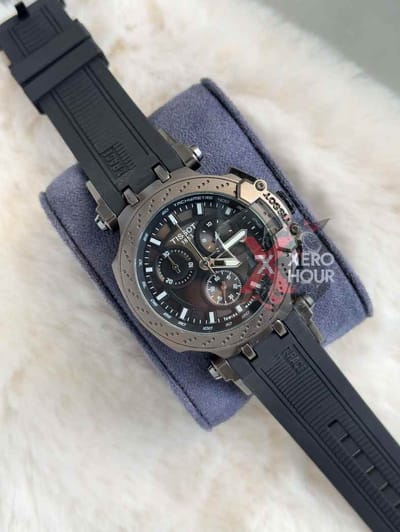 Tissot Silicon Chronograph | Sport Pattern | Full Black