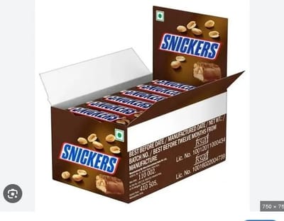 Snickers Chocolate 12g Bar - 40pcs  full box - Image 1