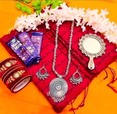 Favorite gift set combo offer saree for women [mah]