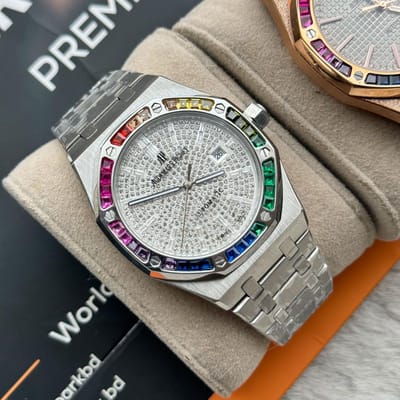 Audemas Piguet || Royal Oak | Rainbow ICE || AAA Grade || Automatic Movement