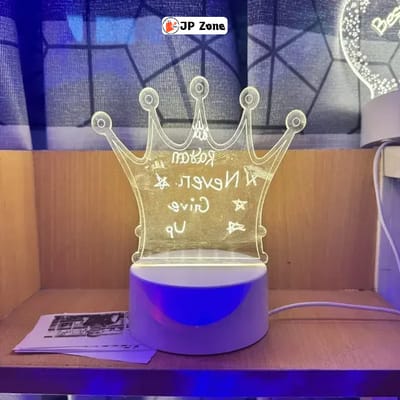 3D king lamp