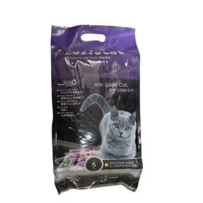 Cozie Cat Premium Cat Litter Lavender Flavor 5 little