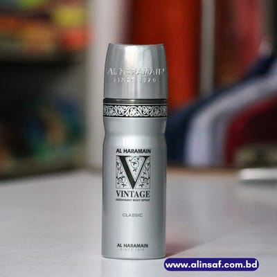 AL HARAMAIN DEODORANT VINTAGE CLASSIC BODY SPRAY 200ML