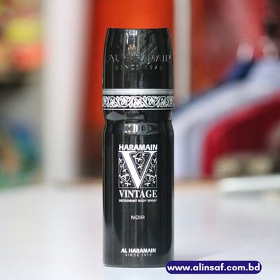 AL HARAMAIN DEODORANT VINTAGE NOIR BODY SPRAY 200ML