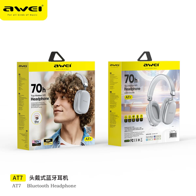 Awei AT7 Bluetooth wireless headphone stereo surround speaker with microphone headset - Image 3