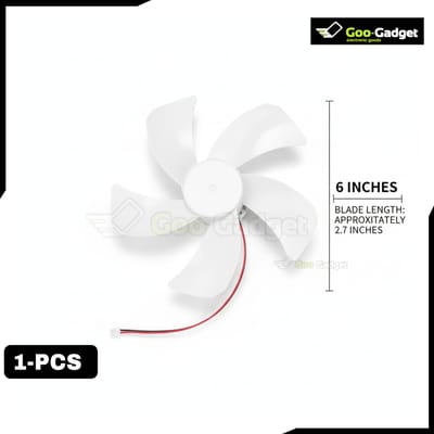 6-Inch BLDC Brushless Fan Motor | 9V/12V | 5-Blade High Airflow Cooling Fan Core