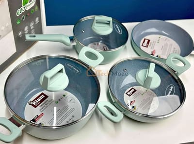 Kiam 7piece ceramic coating Cooker set