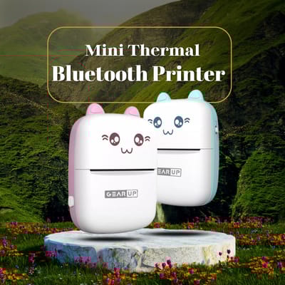 GearUP Mini Thermal Bluetooth Printer