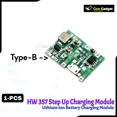 HW-357 Adjustable Step-Up Module | 3.7V to 9V/5V, 2A Boost Converter for 18650 Lithium Battery