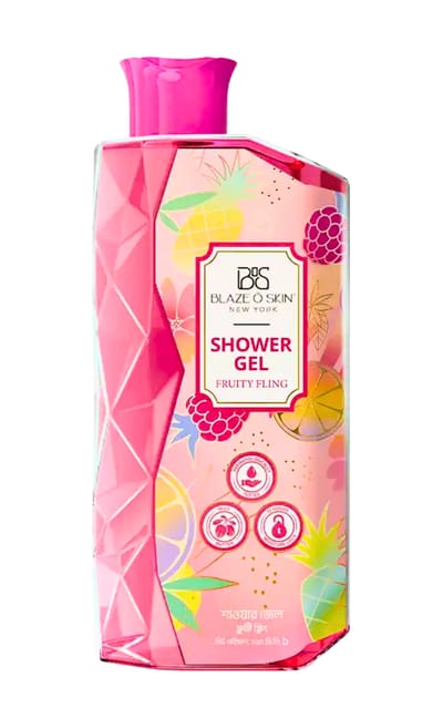 Blaze O' Skin Shower Gel : Fruity Fling 250ml - Image 1