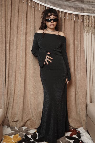 Moonlight Ruched Maxi Dress - Image 1