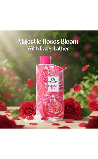 Blaze O' Skin Shower Gel: Wildflower Rose 250m - Image 3