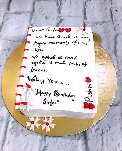 Book Theme Cake- 2 Pound