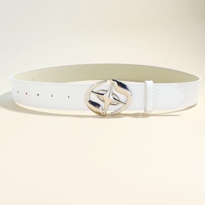 Y2K Single Star belt - WHITE - Image 3