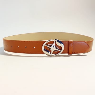 Y2K Single Star Belt - BROWN - Image 2