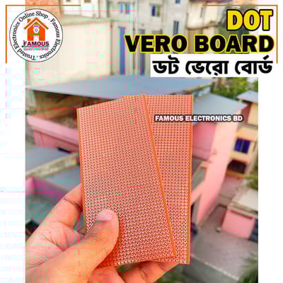 1PCS - Veroboard Normal Dot 14.5×6.5cm Stripboard PCB Printed Circuit Board For Prototyping Designing Weld Soldering Arduino DIY