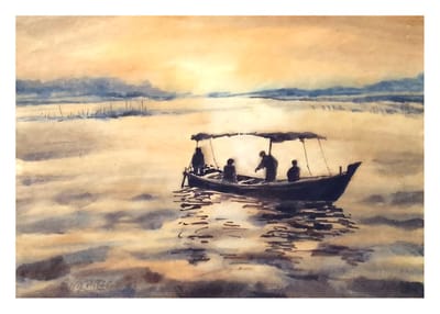 Golden Voyage at Dusk