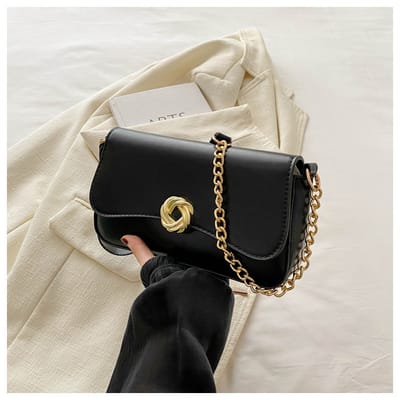 Golden round Brz shoulder bag