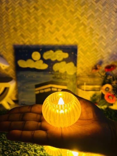 Candle Lamp Round Shape