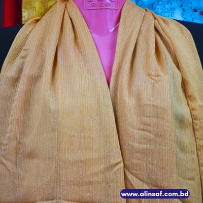 সোনালি কালার জর্জেট জরি ওড়না - GOLDEN COLOR GEORGETTE JORI ORNA