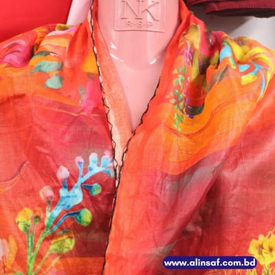 ডিজিটাল প্রিন্ট সুতি ওড়না - DIGITAL PRINT COTTON SCARF
