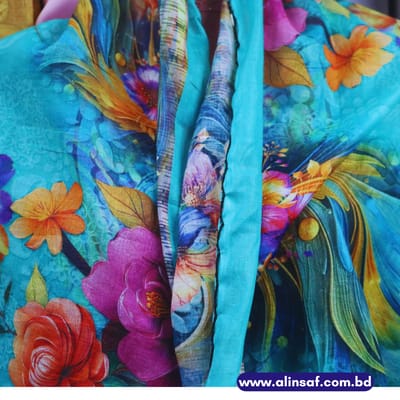 ডিজিটাল প্রিন্ট সুতি ওড়না - DIGITAL PRINT COTTON SCARF
