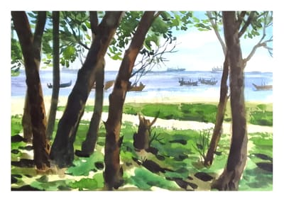 Tranquil Shores of Parky Sea beach