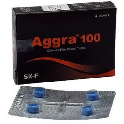 Aggra 100 (1 strip, 4 tabs)