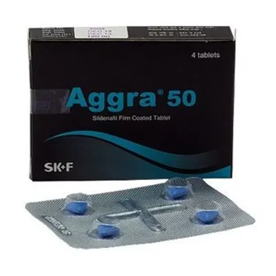 Aggra 50 (1 strip, 4 tabs)