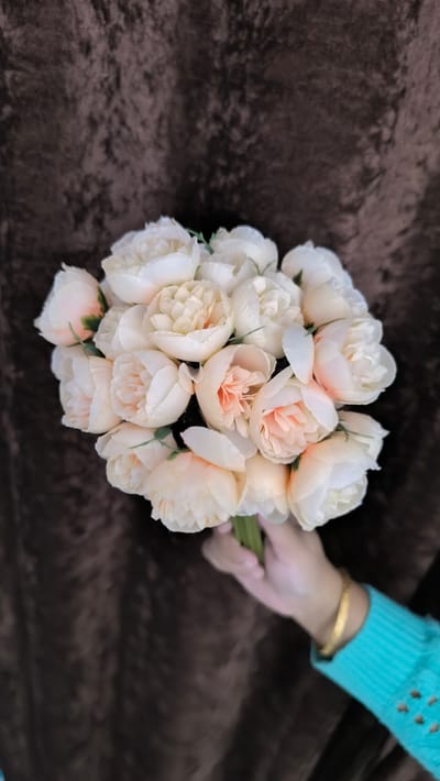 27 head peony rose artificial flowers - Image 1