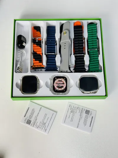 Y70 Ultra Couple Smartwatch With 13 Straps + Digital Tazbi (Orginal One )