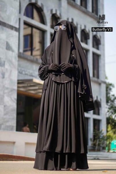 সামিয়া বোরকা সেট হিজাব নিকাবসহ - Image 2